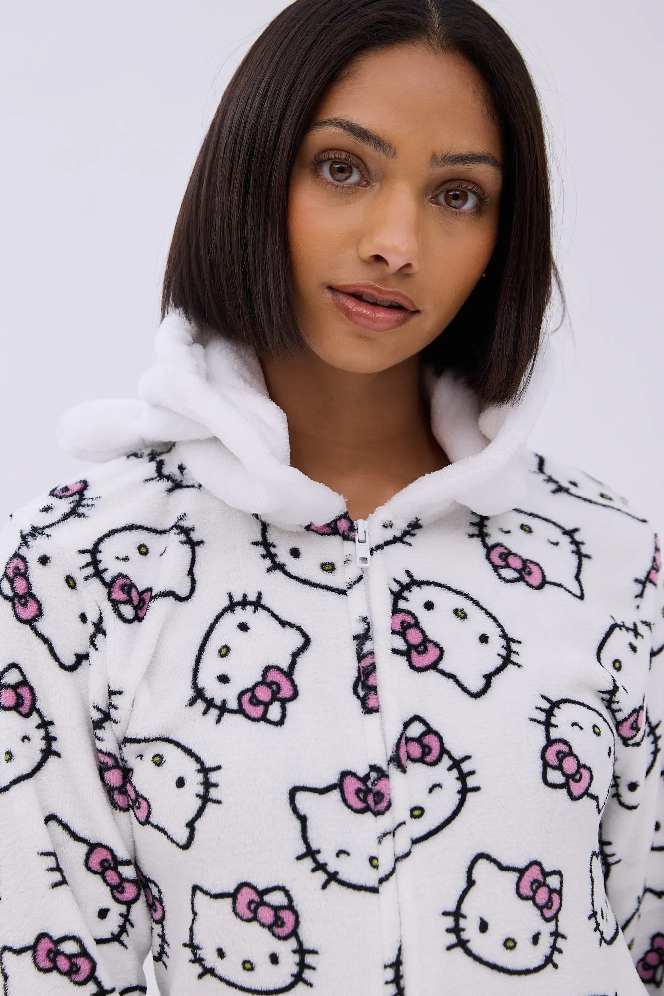Hello Kitty Wink Printed Hooded Onesie sold by Bluenotes product image thumbnail 4