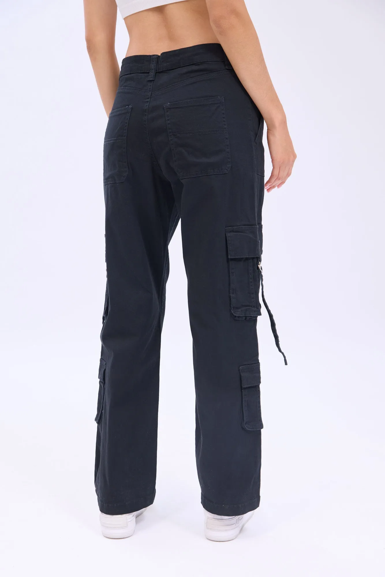 Super High Rise Baggy Cargo Twill Pants sold by Bluenotes product image thumbnail 5