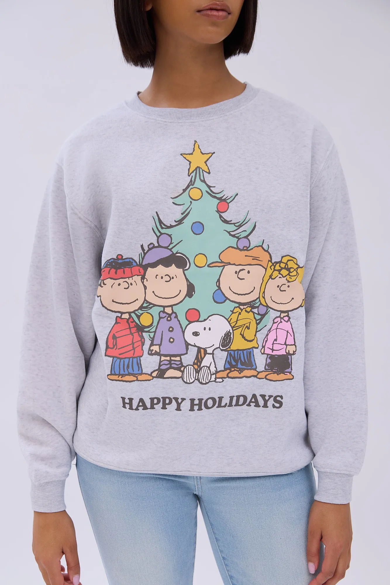 Snoopy Peanuts Holidays Graphic Crew Neck Sweatshirt sold by Bluenotes product image thumbnail 3
