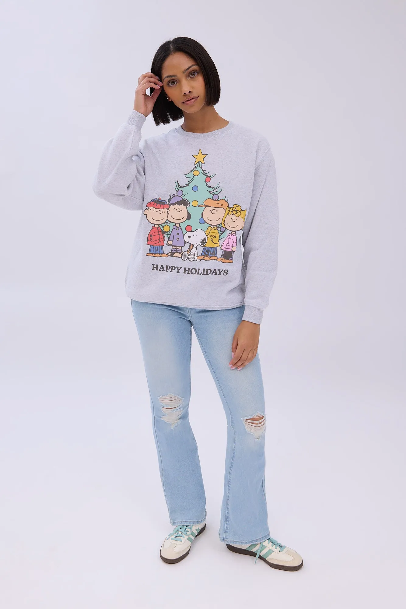 Snoopy Peanuts Holidays Graphic Crew Neck Sweatshirt sold by Bluenotes product image thumbnail 2
