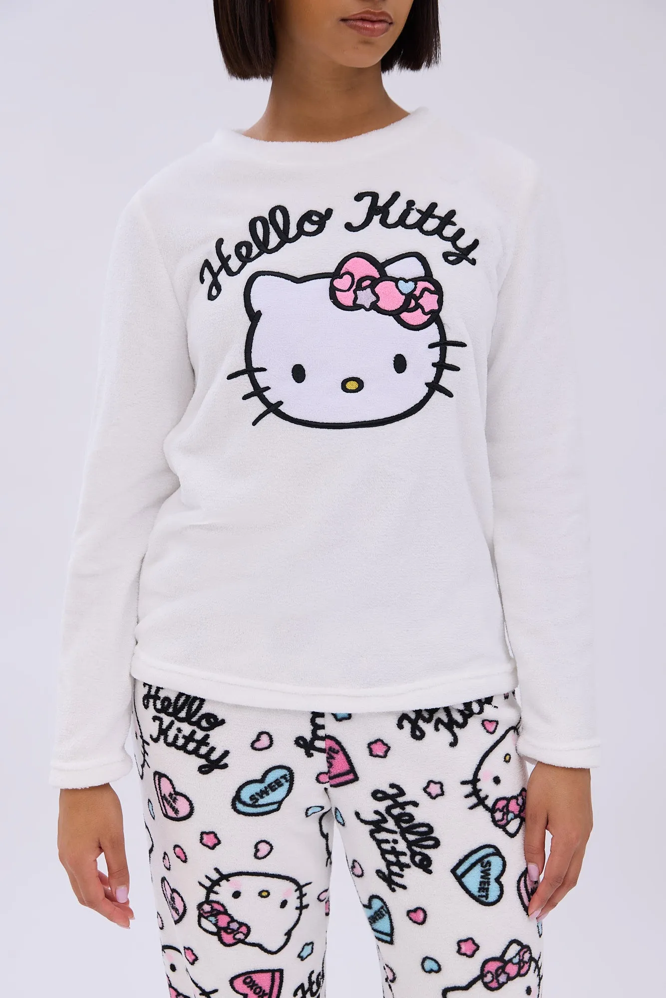 Hello Kitty Bow Printed Pajama Jogger And Tee Set sold by Bluenotes product image thumbnail 3