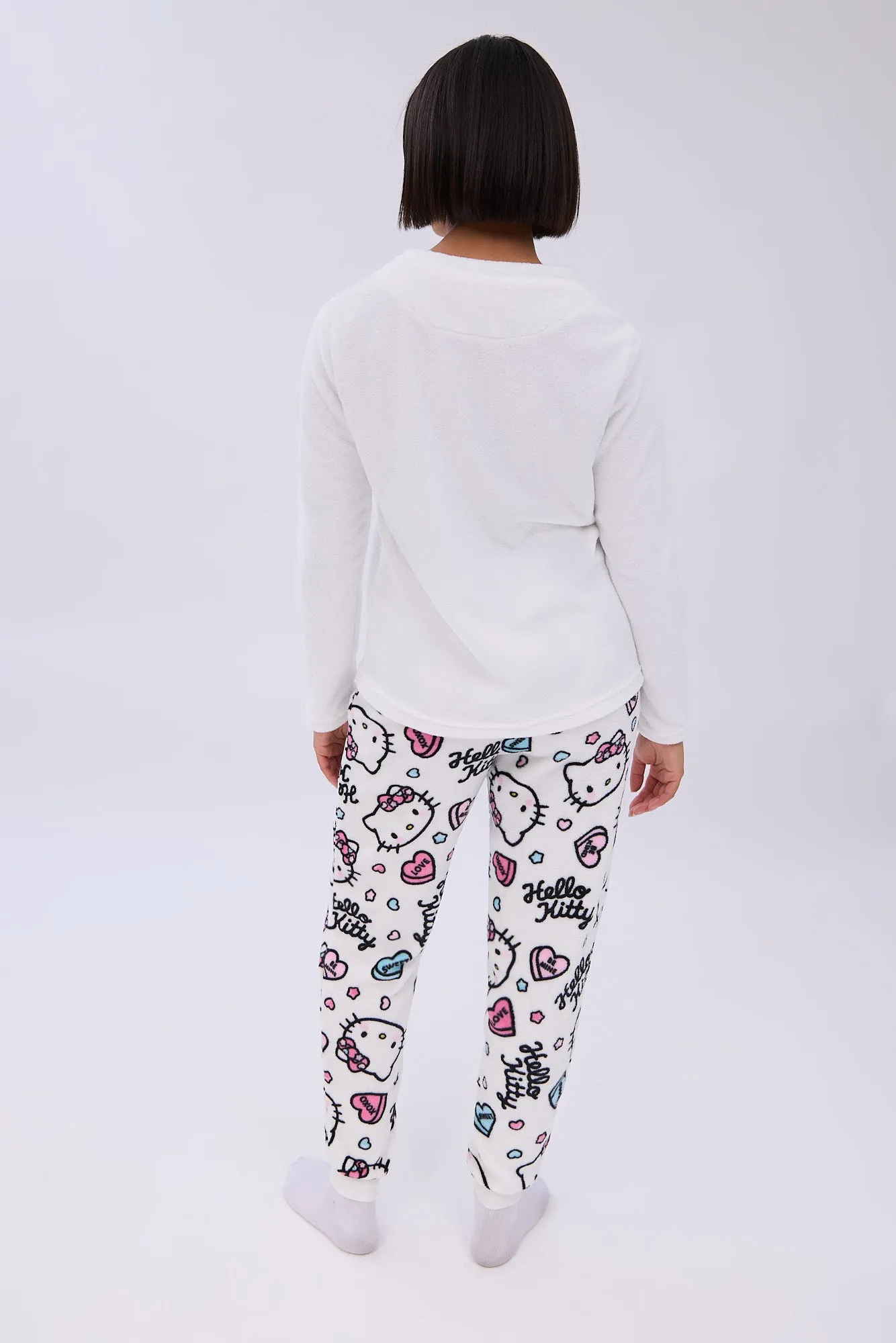 Hello Kitty Bow Printed Pajama Jogger And Tee Set sold by Bluenotes product image thumbnail 4