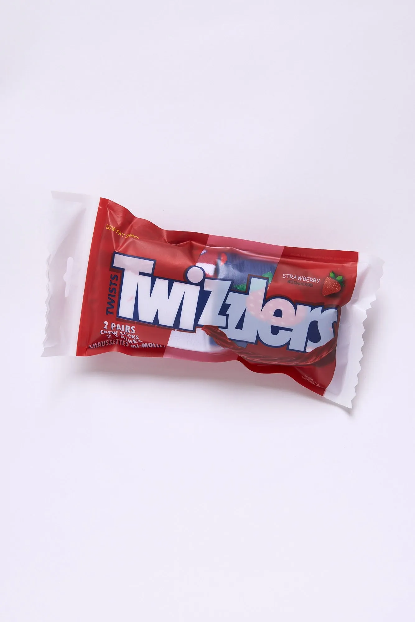 Twizzlers Printed Crew Socks Giftable 2-Pack sold by Bluenotes product image thumbnail 2