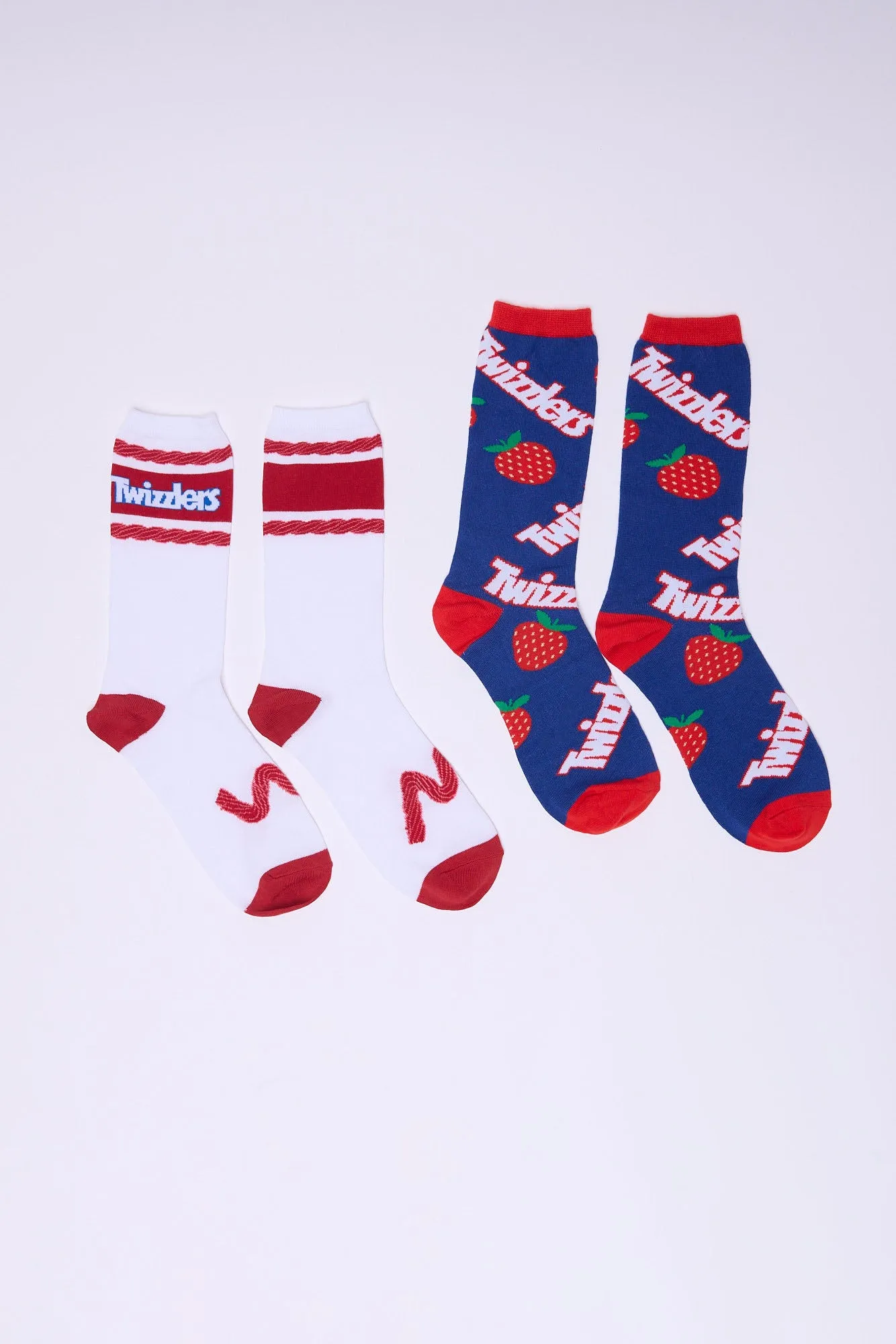 Twizzlers Printed Crew Socks Giftable 2-Pack sold by Bluenotes