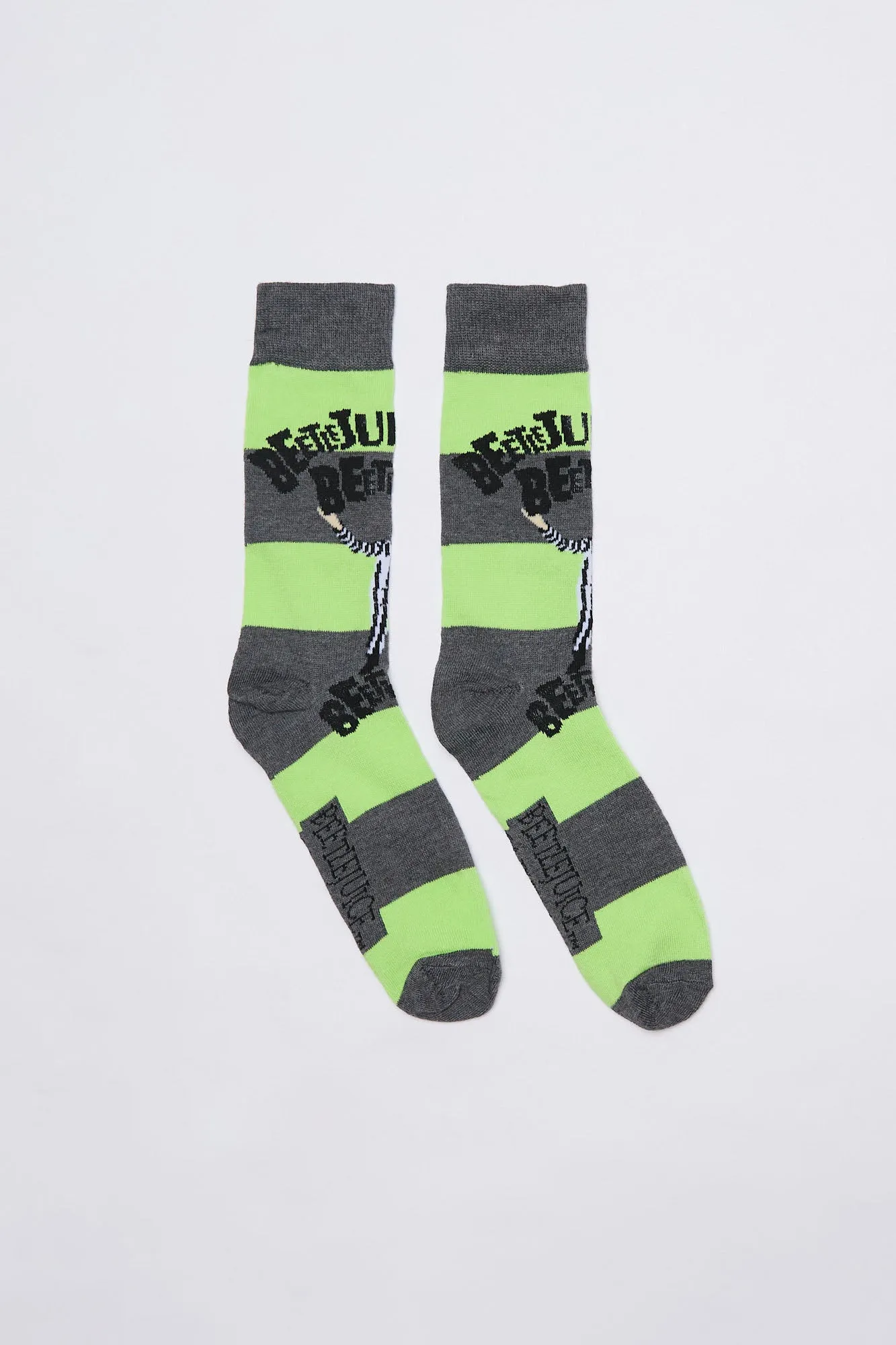 Beetlejuice Printed Crew Socks sold by Bluenotes