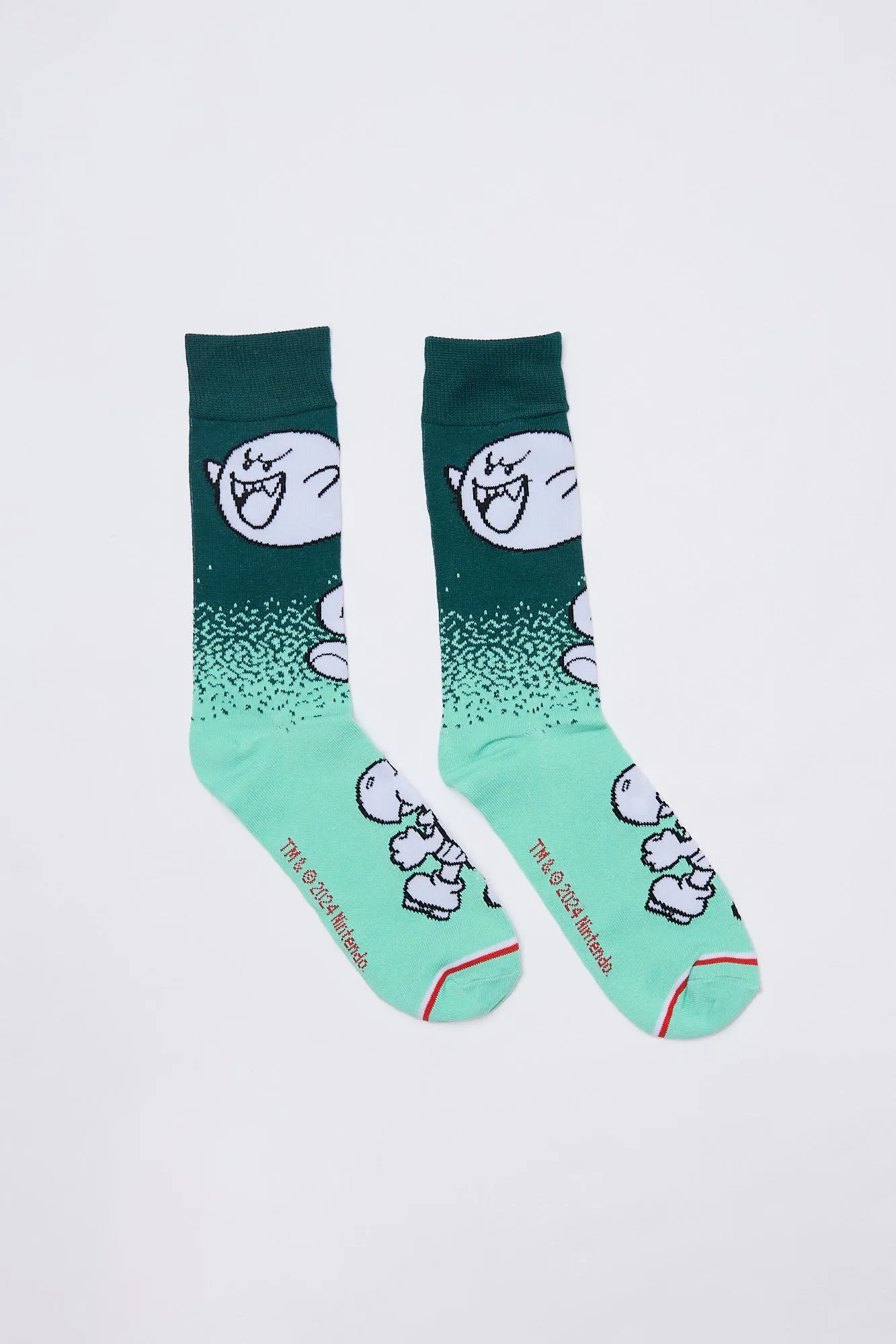 Mario Boo Koopa Goombax Printed Crew Socks sold by Bluenotes