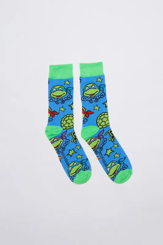 Teenage Mutant Ninja Turtles Printed Crew Socks sold by Bluenotes