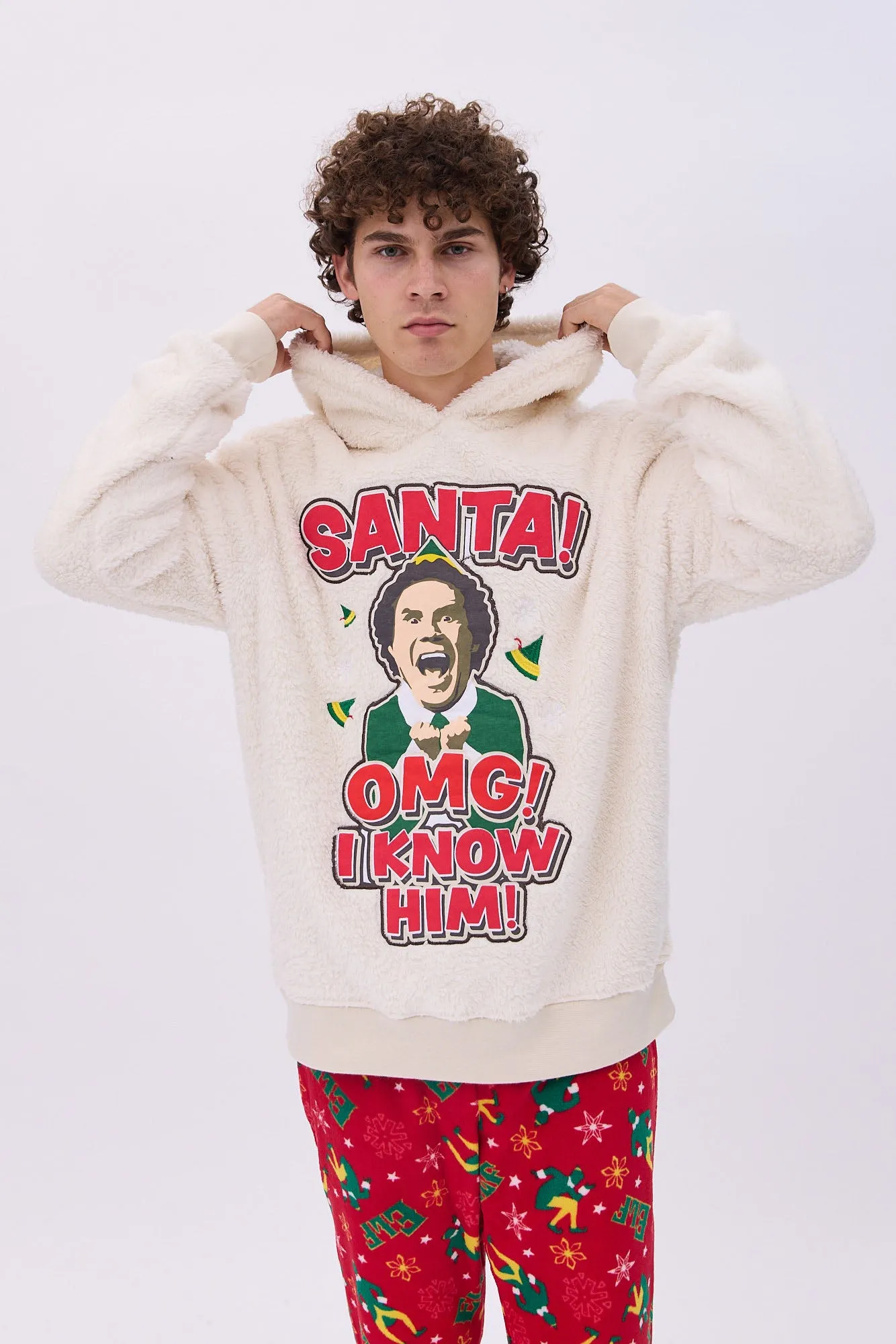 Elf Sherpa Hoodie sold by Bluenotes