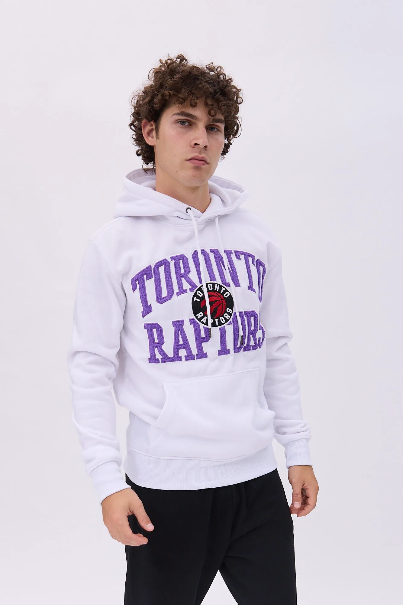 Toronto Raptors Graphic Chenille Applique Hoodie sold by Bluenotes