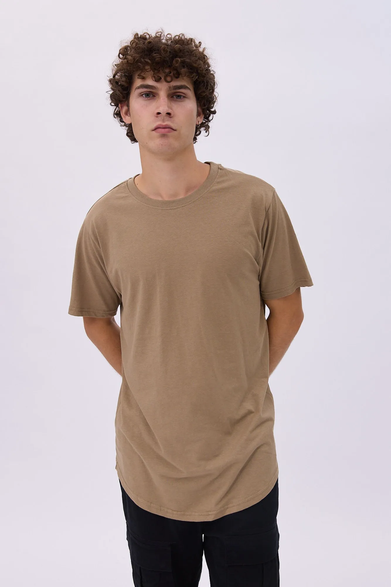 Basic Relaxed Crew Neck Tee sold by Bluenotes product image thumbnail 2