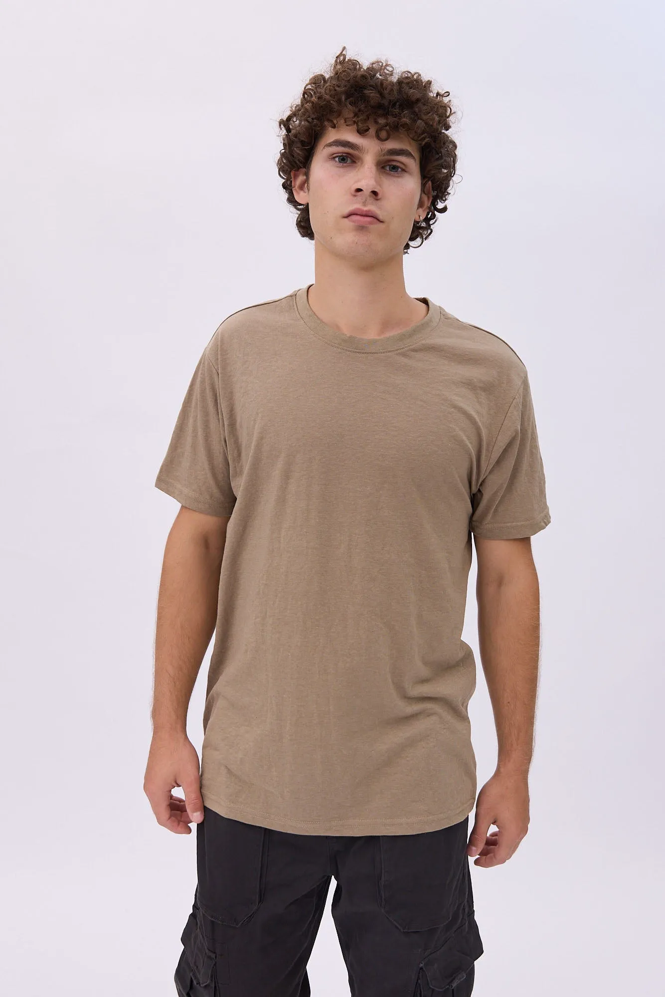 Basic Relaxed Crew Neck Tee sold by Bluenotes product image thumbnail 2
