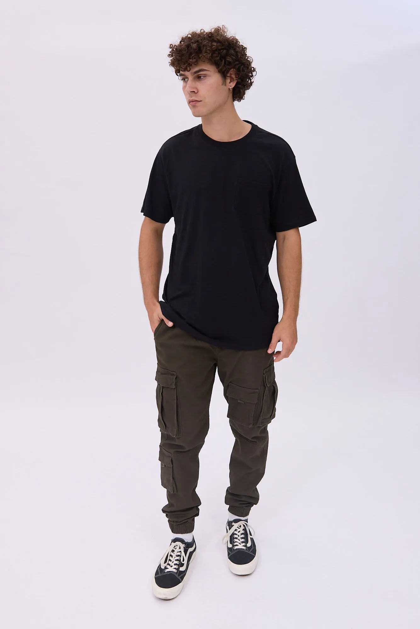 Basic Relaxed Pocket Crew Neck Tee sold by Bluenotes product image thumbnail 5