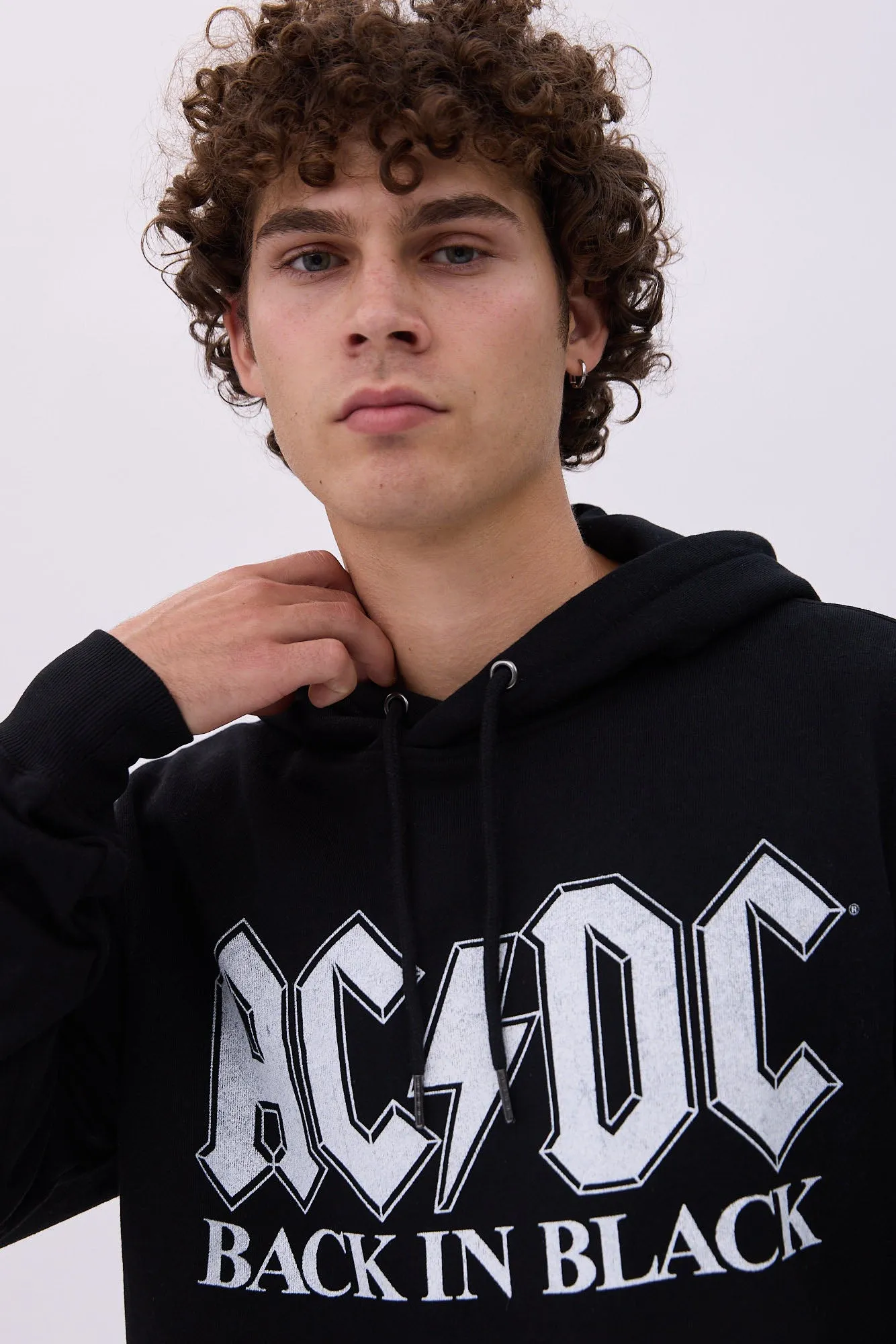AC/DC Back In Black Graphic Hoodie sold by Bluenotes product image thumbnail 3