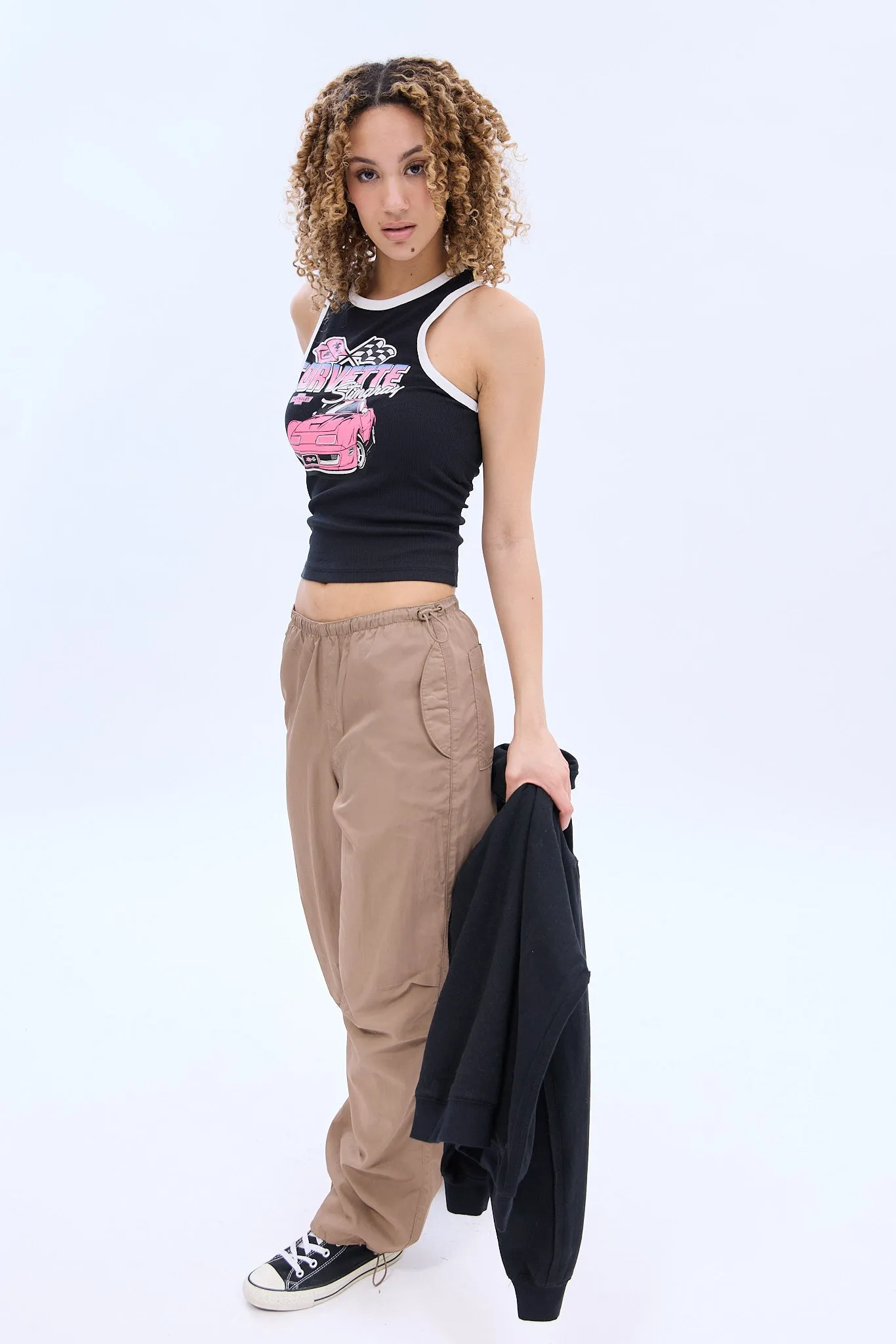 Corvette Graphic Ribbed Tank Top sold by Bluenotes product image thumbnail 3