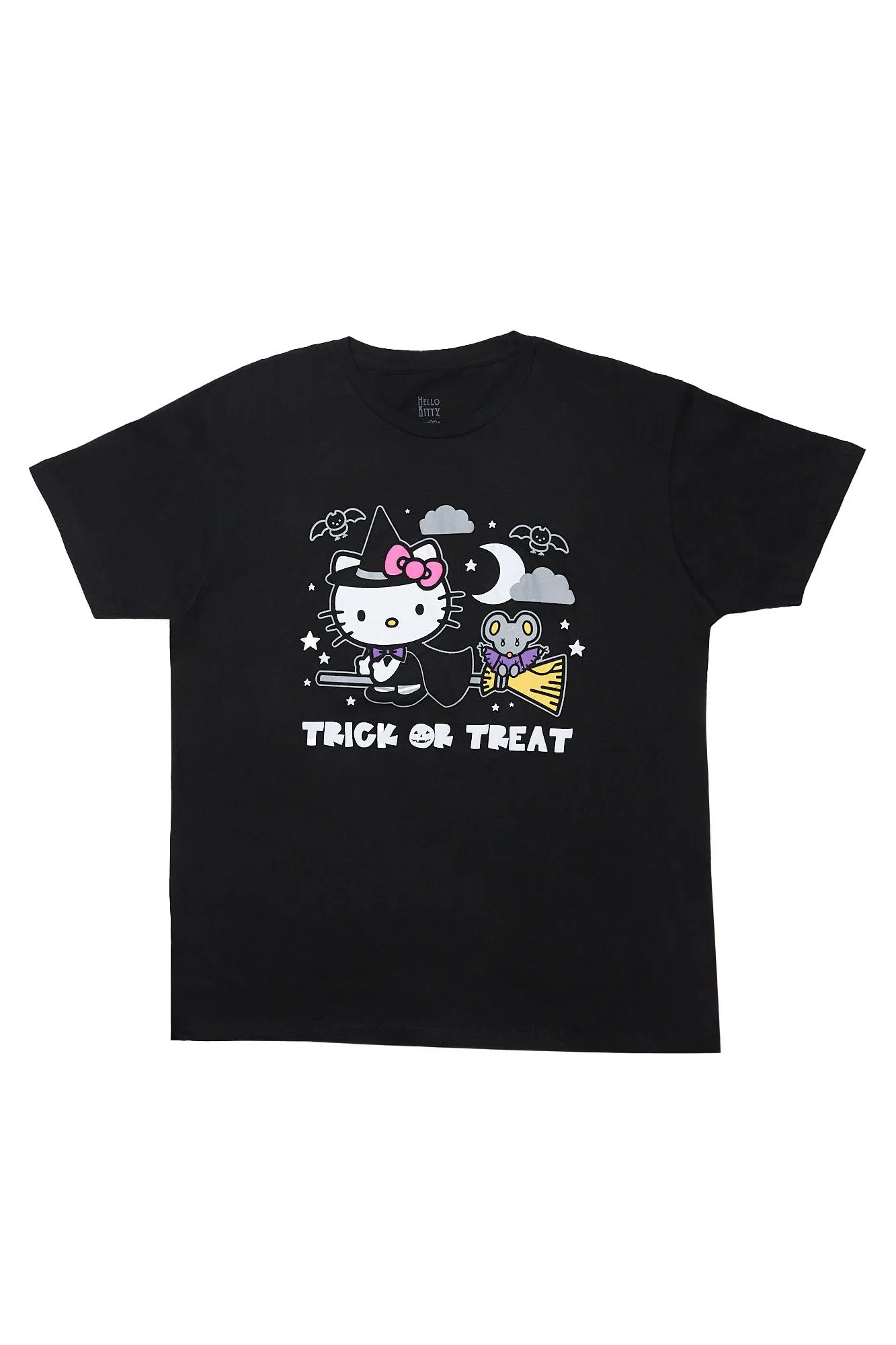 Hello Kitty Trick Or Treat Puff Print Graphic Relaxed Tee sold by Bluenotes