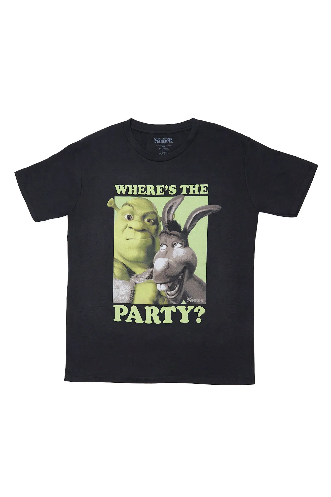 Shrek Where's The Party Graphic Relaxed Tee sold by Bluenotes