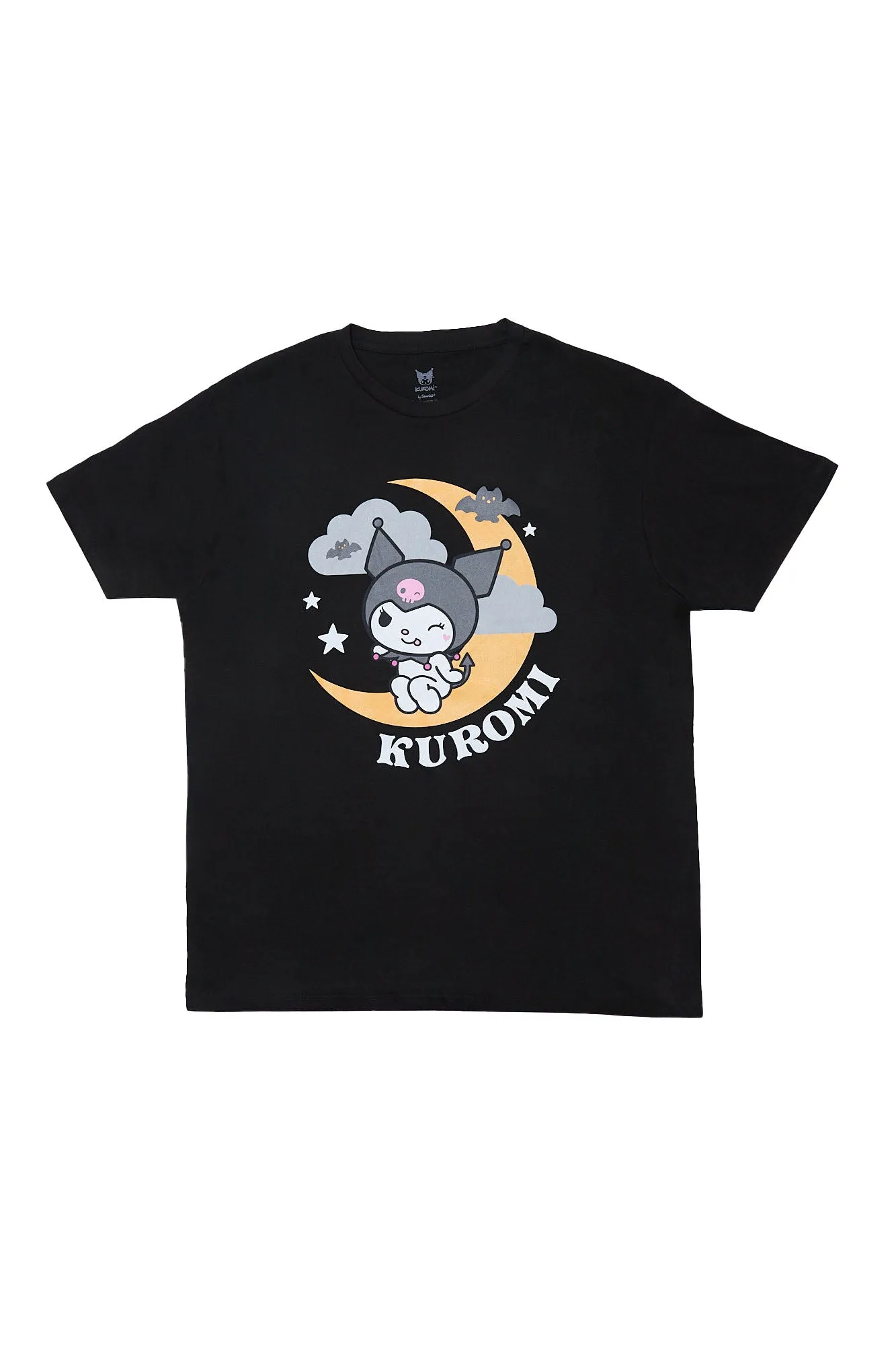 Kuromi Moon Graphic Relaxed Tee sold by Bluenotes