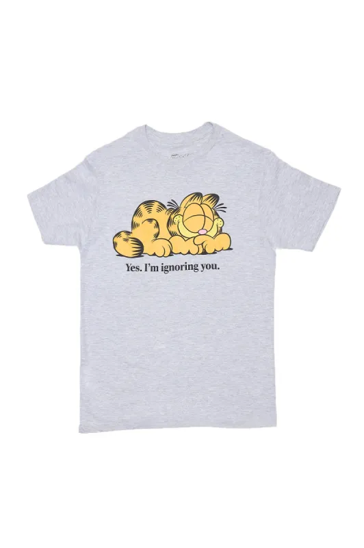Garfield Yes I'm Ignoring You Graphic Relaxed Tee sold by Bluenotes