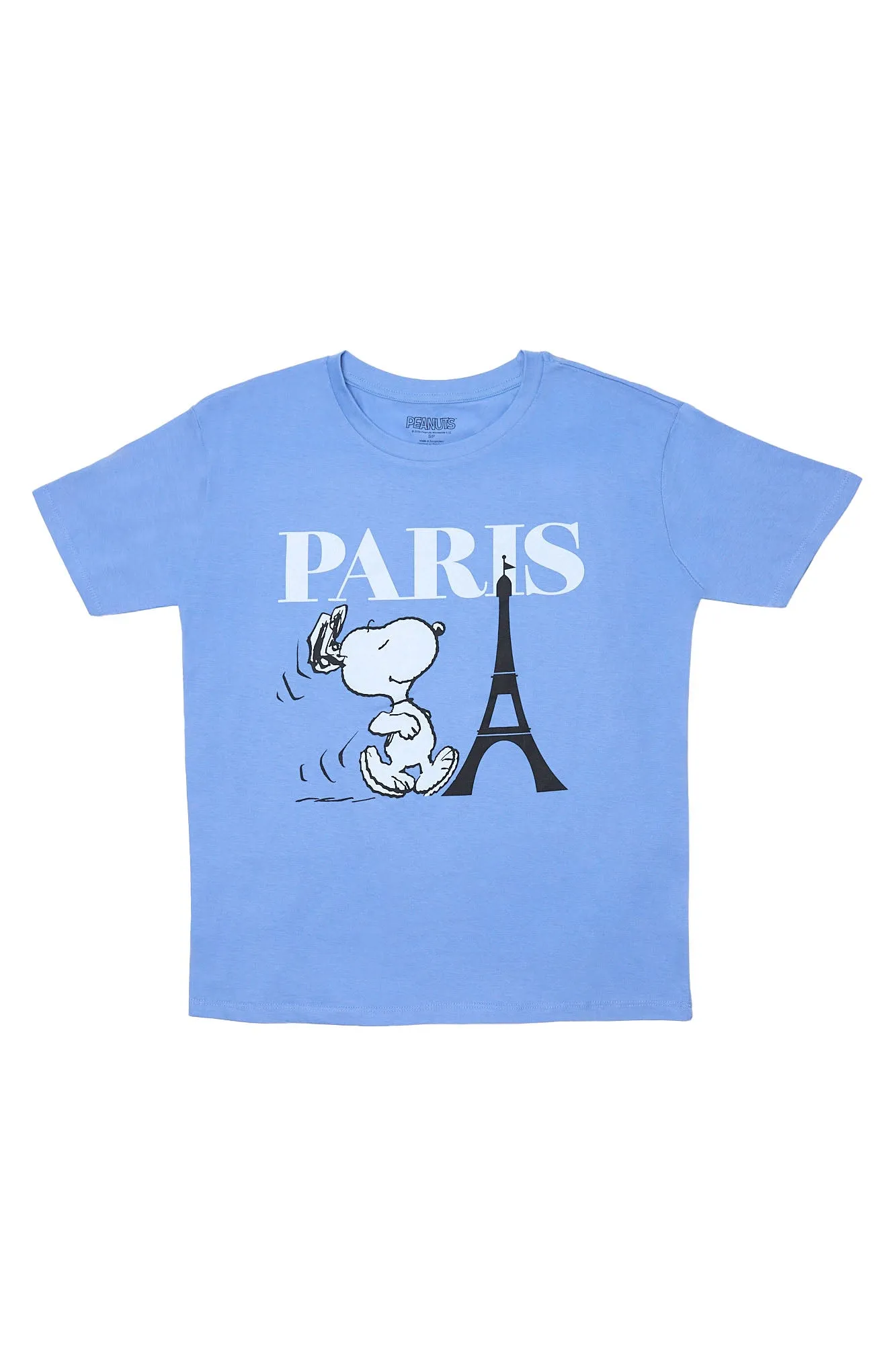 Peanuts Snoopy Paris Graphic Relaxed Tee sold by Bluenotes