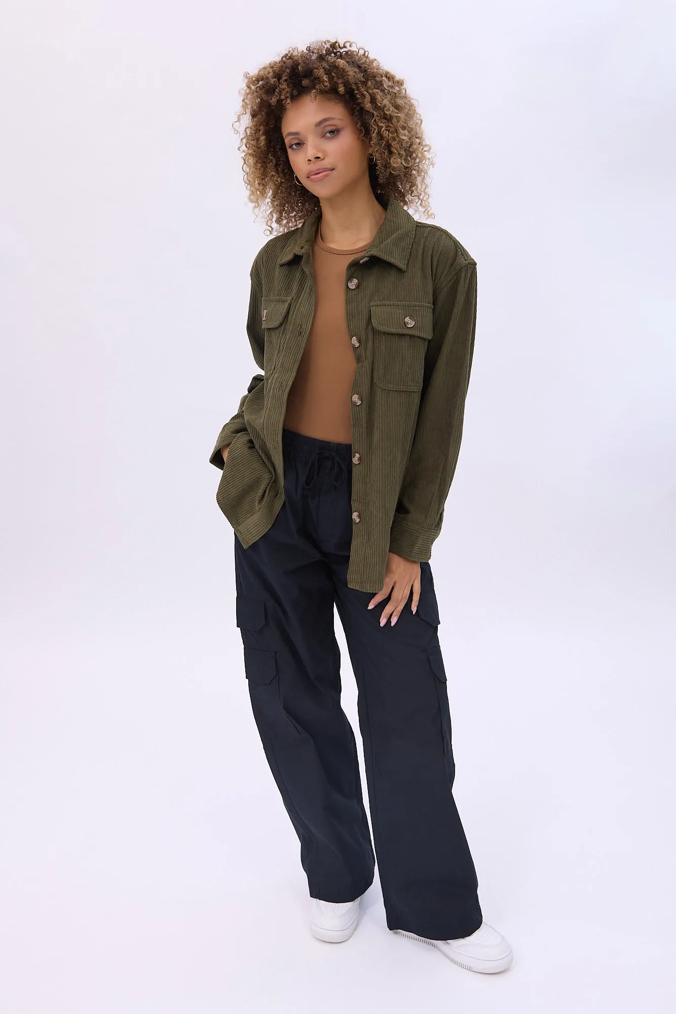 Corduroy Shacket With Pockets sold by Bluenotes product image thumbnail 3