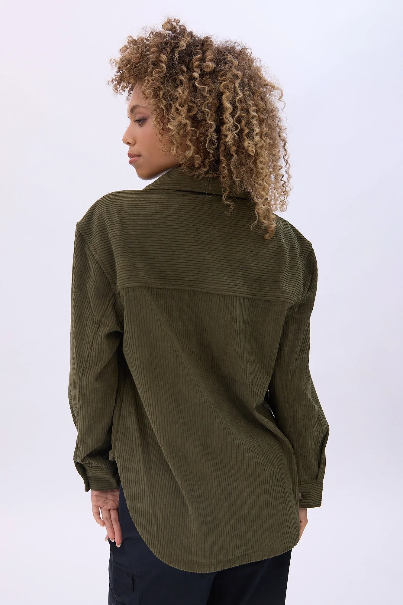 Corduroy Shacket With Pockets sold by Bluenotes product image thumbnail 4