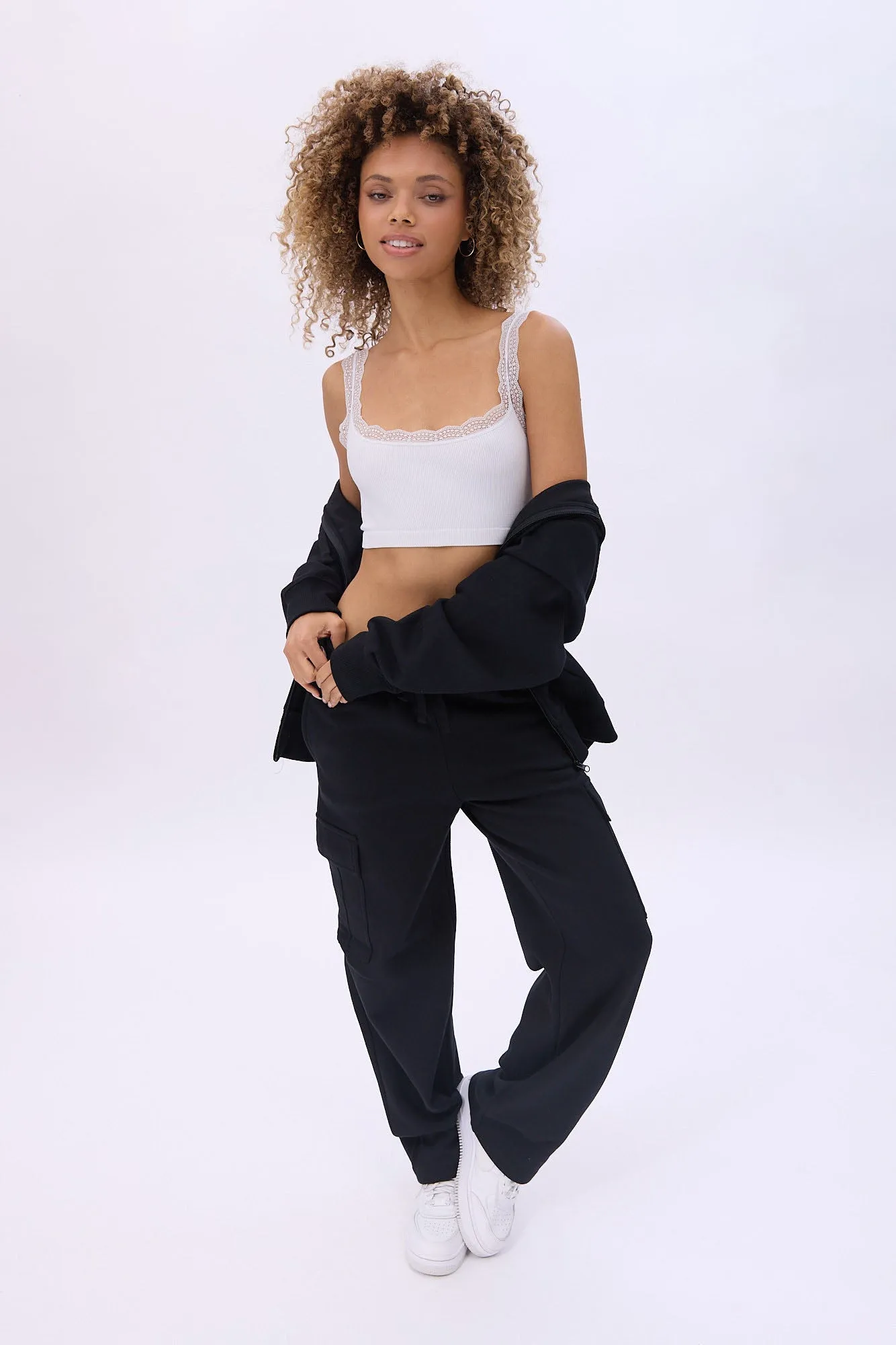 Straight Leg Cargo Sweatpants sold by Bluenotes product image thumbnail 3