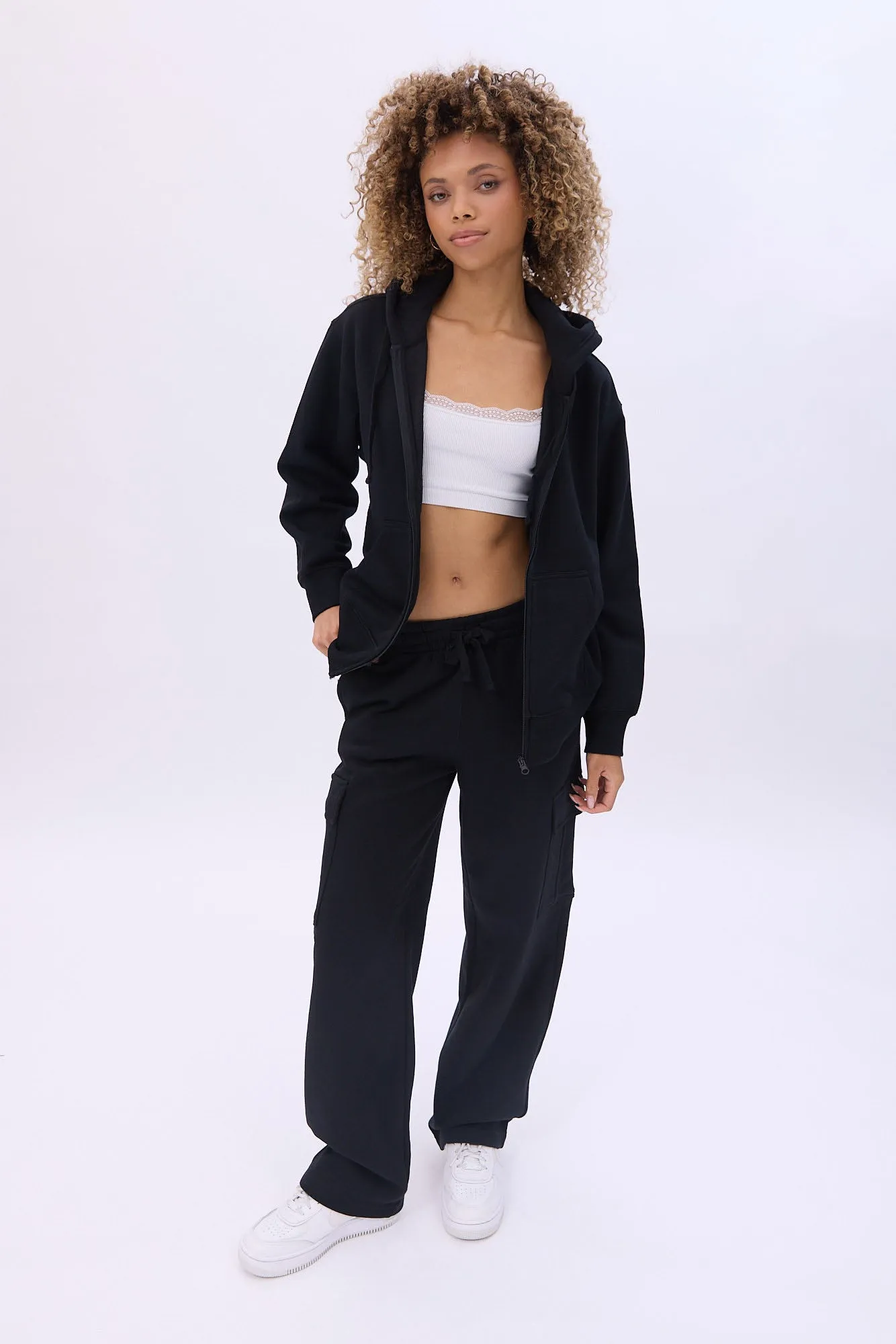 Zip-Up Oversized Hoodie sold by Bluenotes product image thumbnail 3