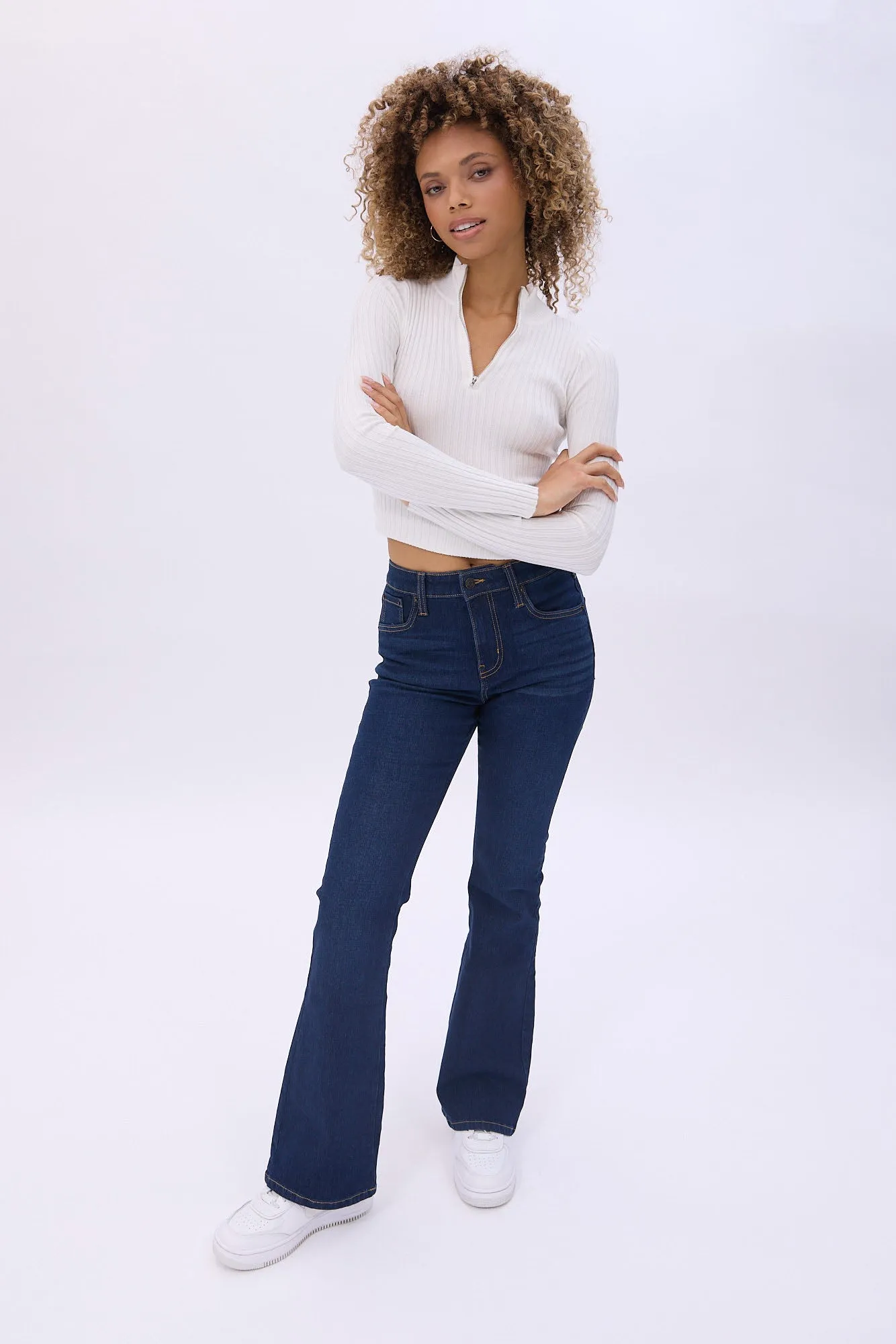 High Rise Flare Jeans sold by Bluenotes product image thumbnail 4