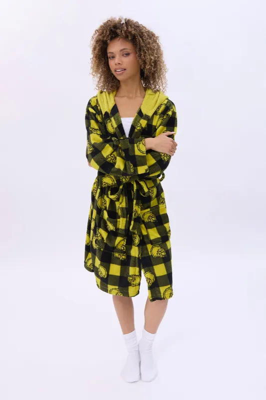 The Grinch Graphic Hooded Belted Robe sold by Bluenotes