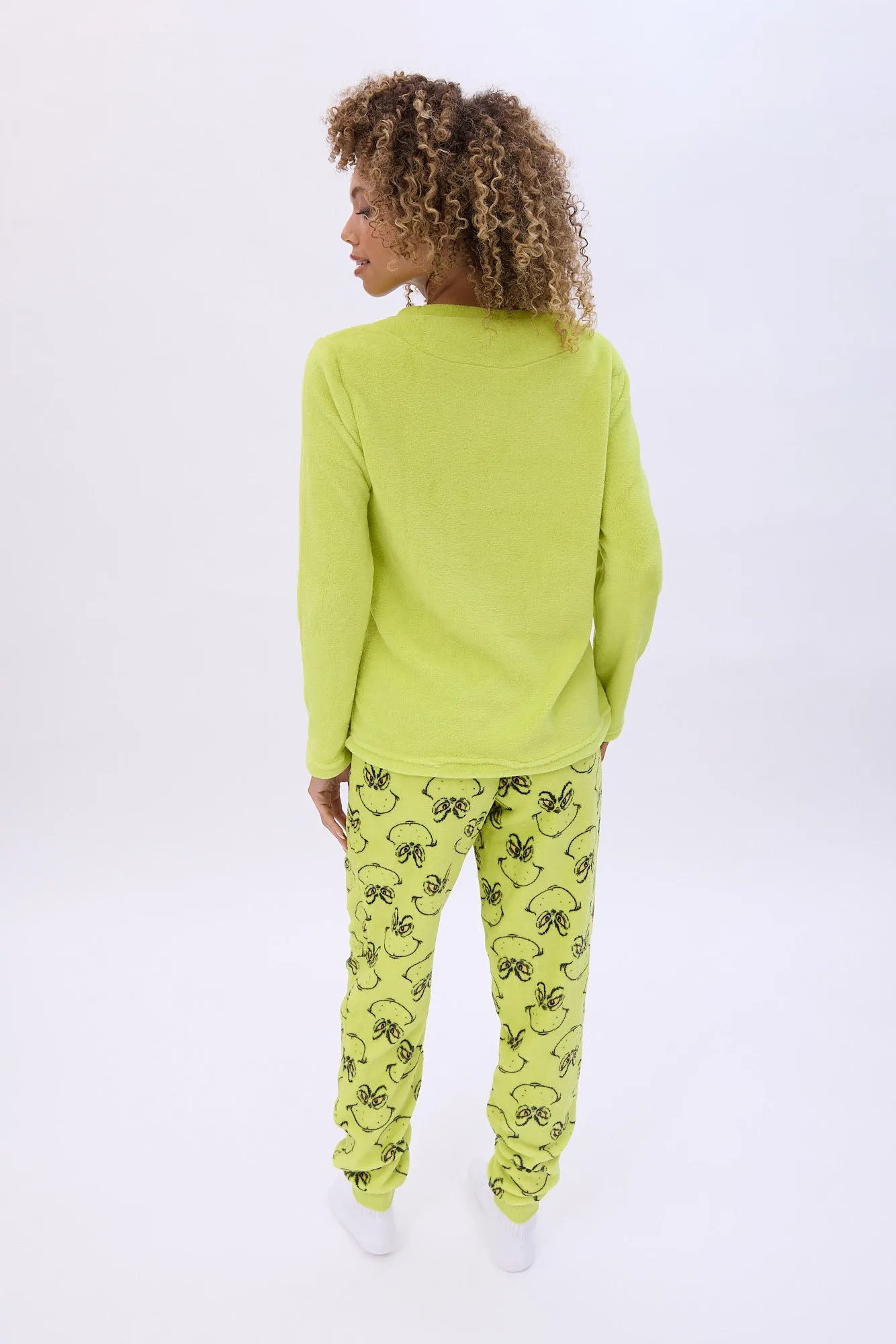 The Grinch Printed Pajama Jogger And Tee Set sold by Bluenotes product image thumbnail 4
