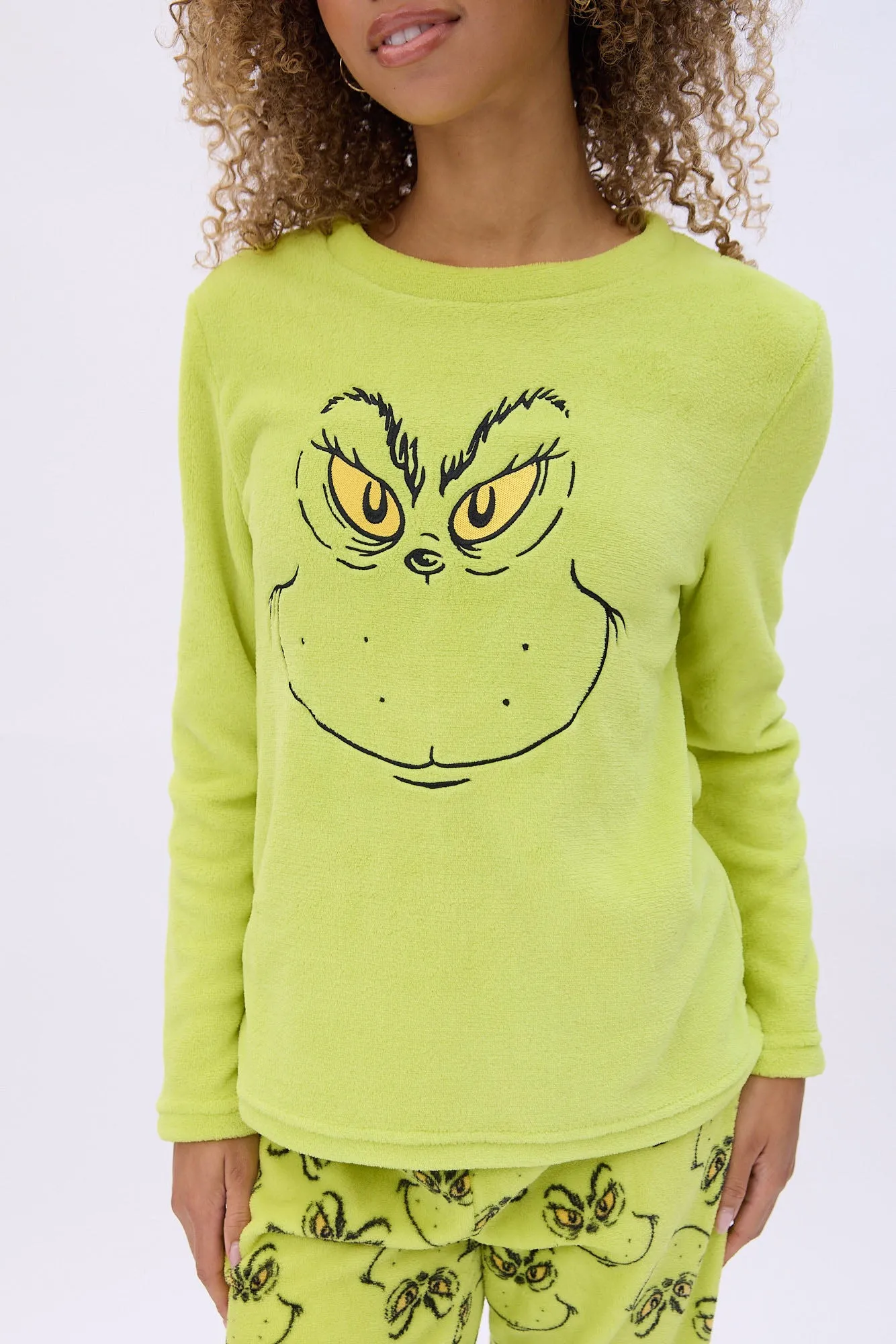 The Grinch Printed Pajama Jogger And Tee Set sold by Bluenotes product image thumbnail 3