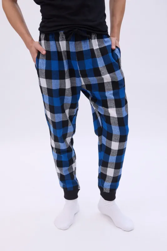 Plaid Pajama Jogger made by Bluenotes