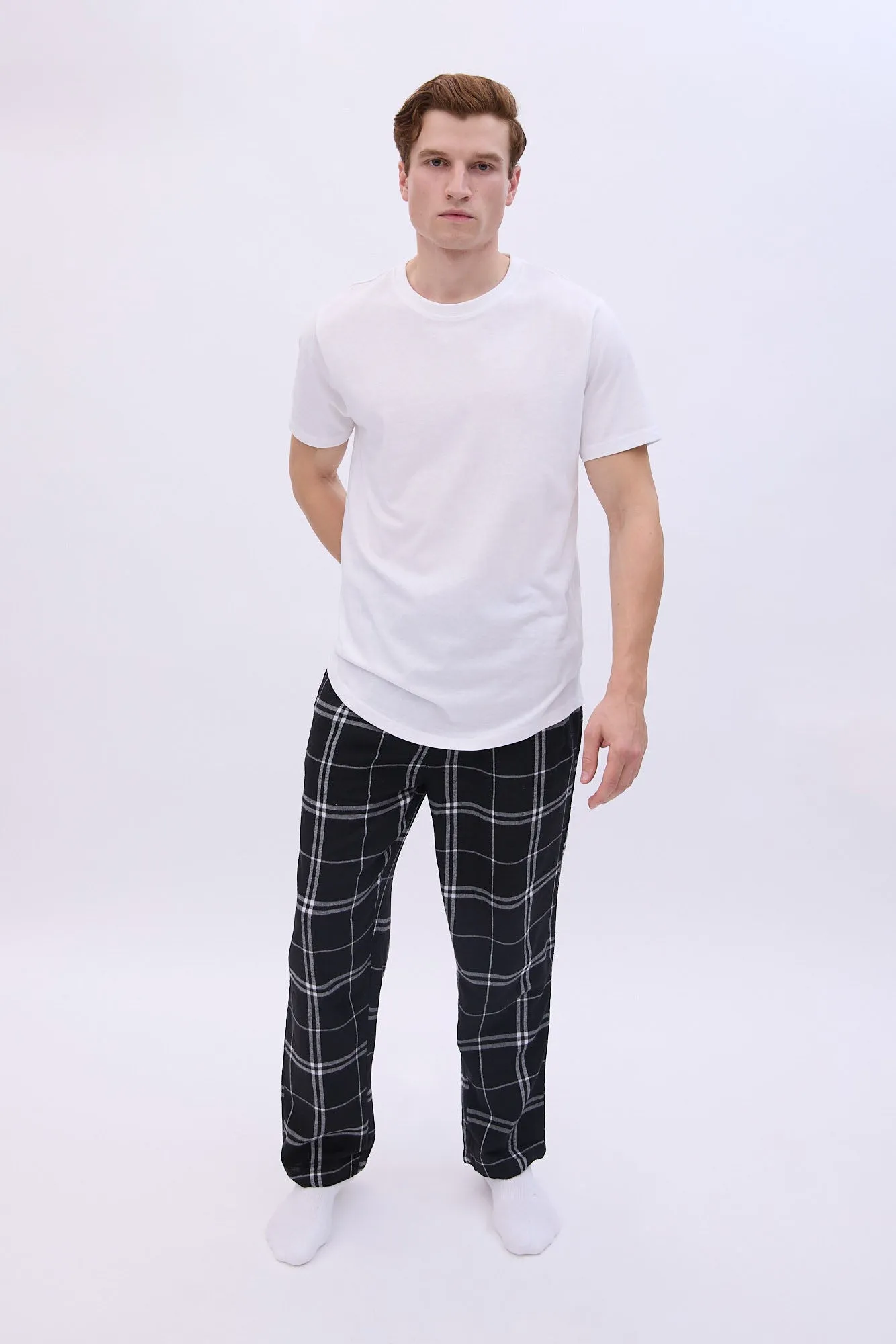 Plaid Classic Pajama Pants sold by Bluenotes product image thumbnail 4