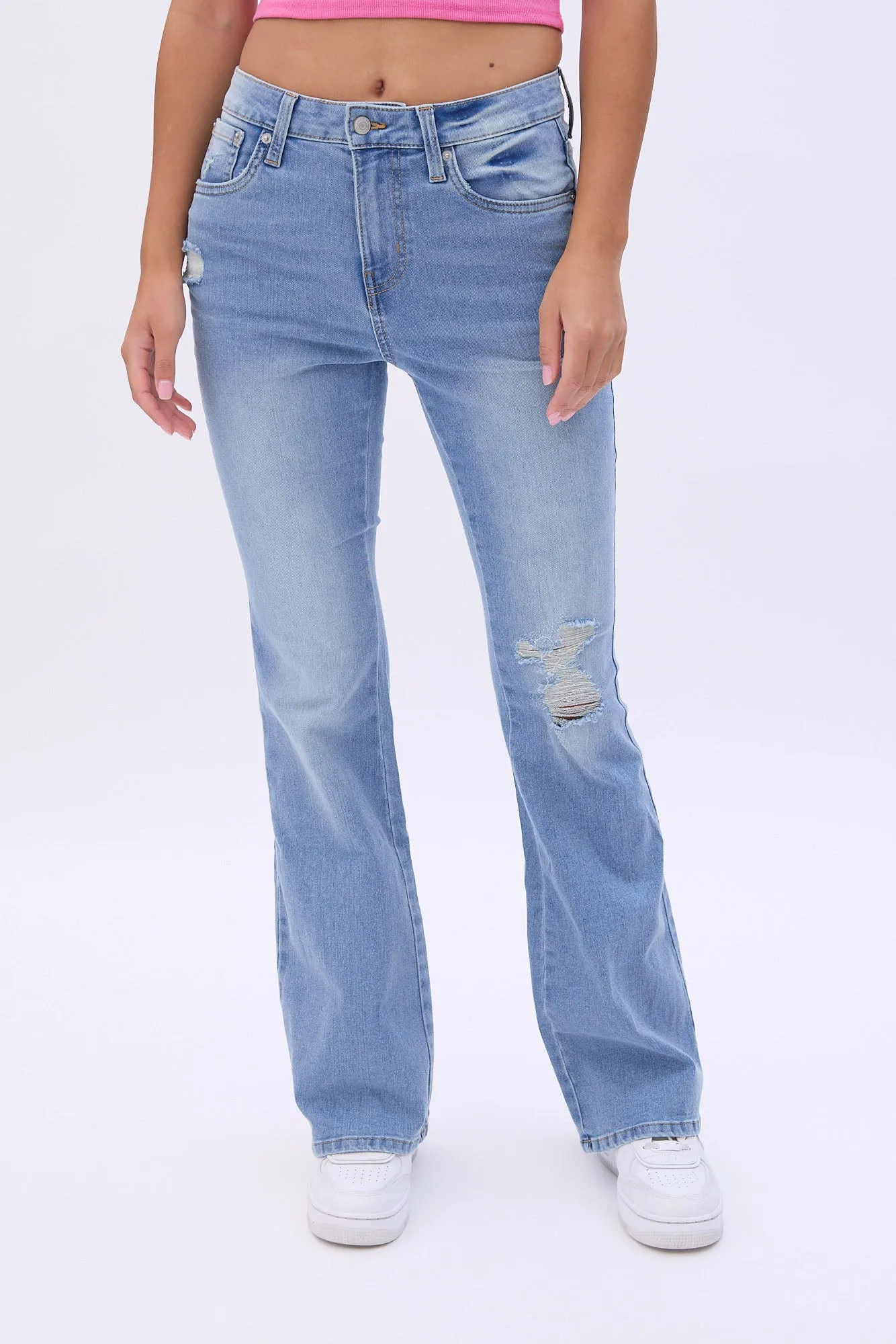 High Rise Flare Jeans sold by Bluenotes