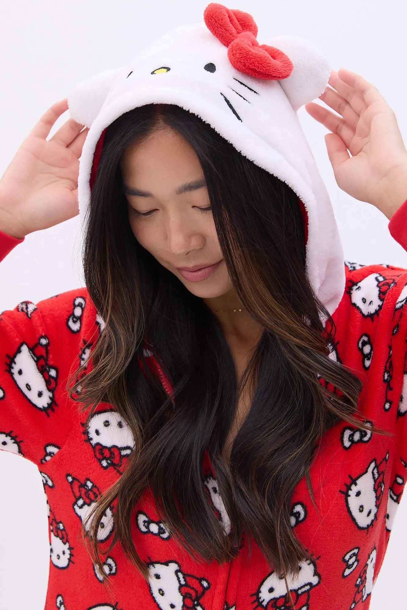 Hello Kitty Hooded Onesie sold by Bluenotes product image thumbnail 2