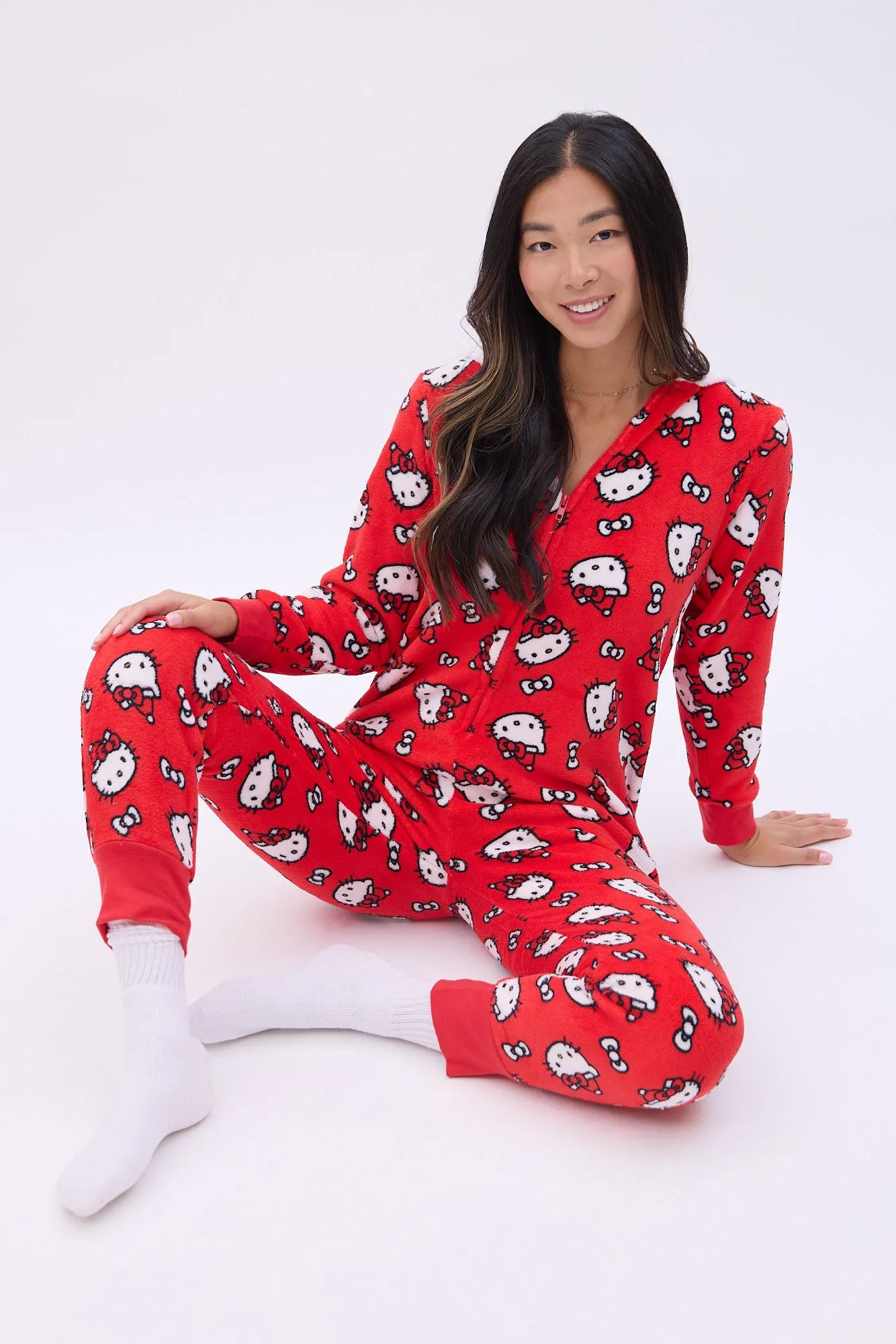Hello Kitty Hooded Onesie sold by Bluenotes