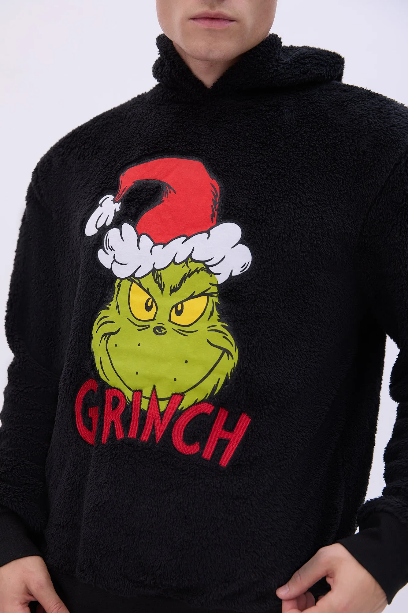 The Grinch Sherpa Hoodie sold by Bluenotes product image thumbnail 2