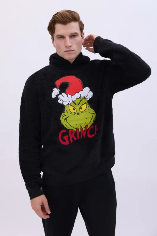 The Grinch Sherpa Hoodie sold by Bluenotes