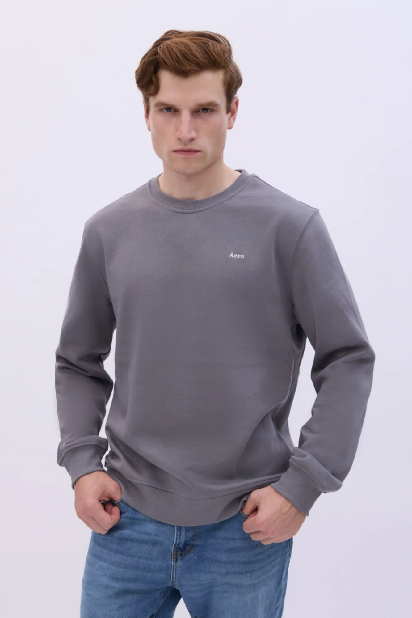 Aéropostale Embroidered Crew Neck Sweatshirt sold by Bluenotes