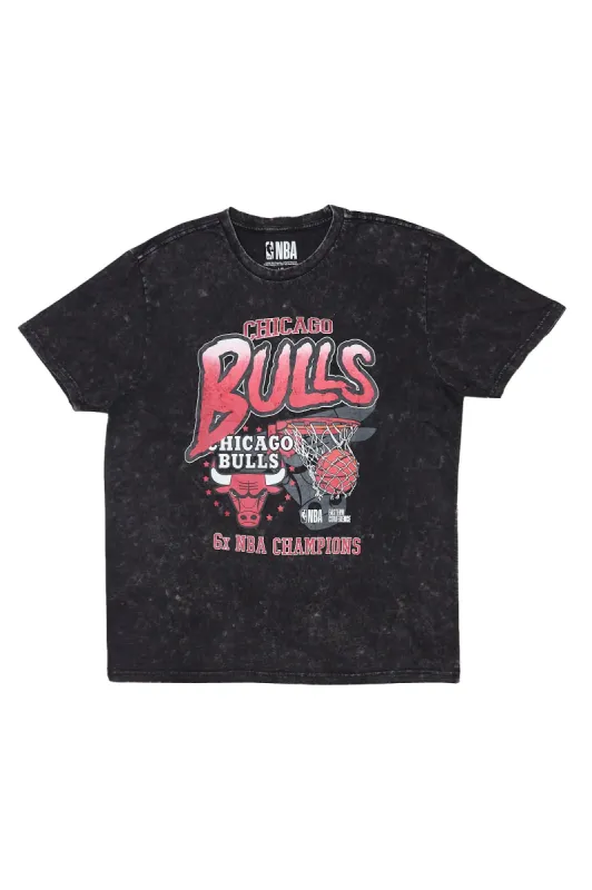 Chicago Bulls Graphic Acid Wash Tee sold by Bluenotes