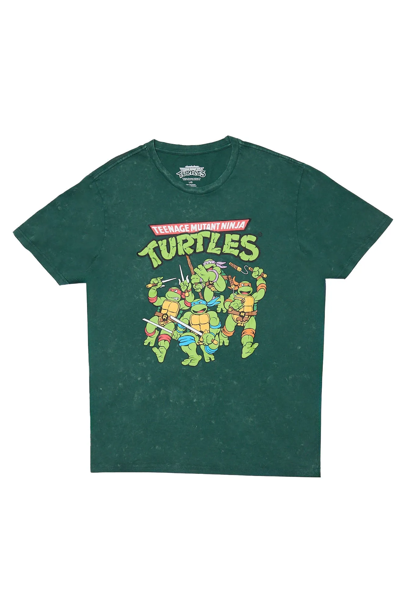 Teenage Mutant Ninja Turtles Graphic Acid Wash Tee sold by Bluenotes