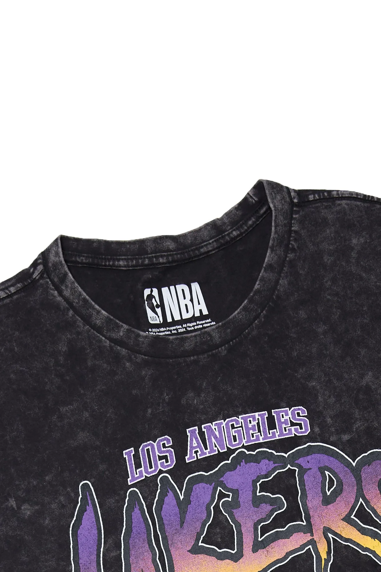 Los Angeles Lakers Graphic Acid Wash Tee sold by Bluenotes product image thumbnail 2