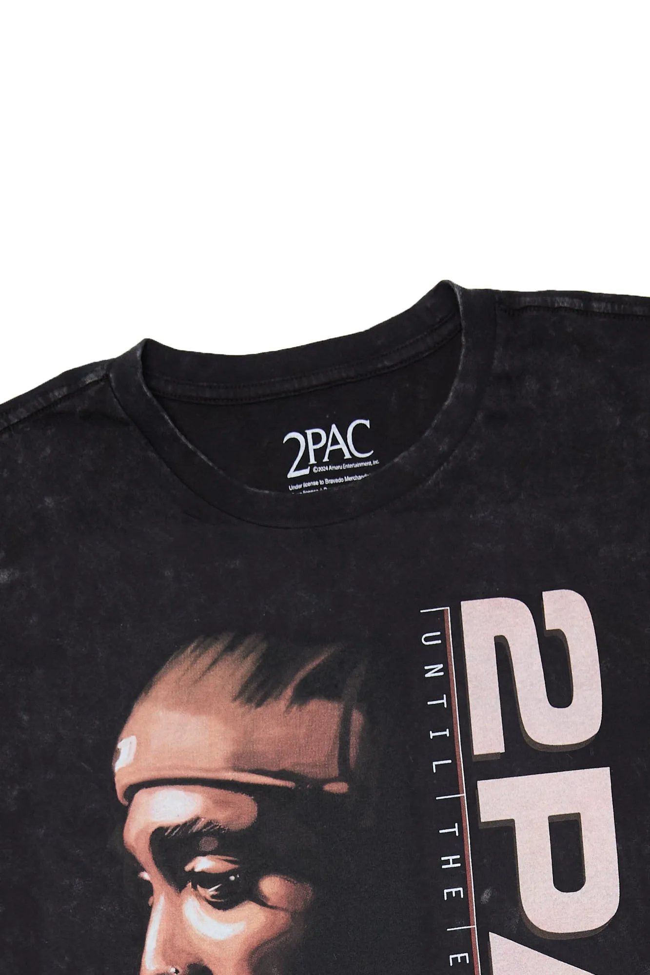 2Pac Until The End Graphic Acid Wash Tee sold by Bluenotes product image thumbnail 2