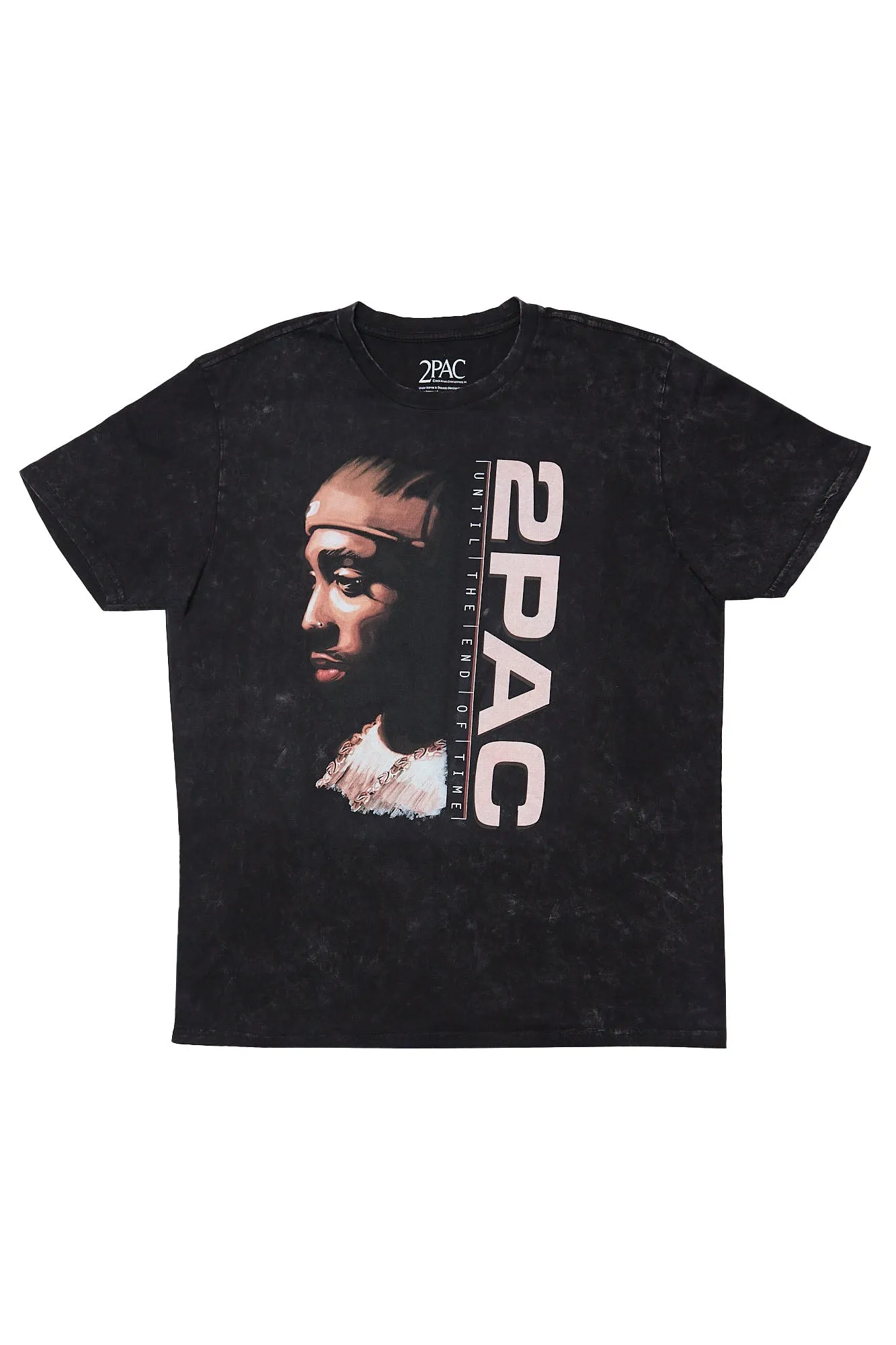 2Pac Until The End Graphic Acid Wash Tee sold by Bluenotes