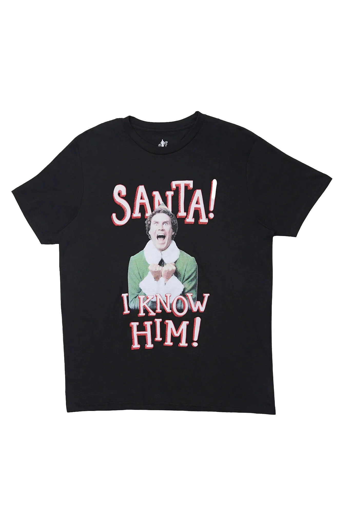 Elf Santa! I Know Him! Graphic Tee sold by Bluenotes