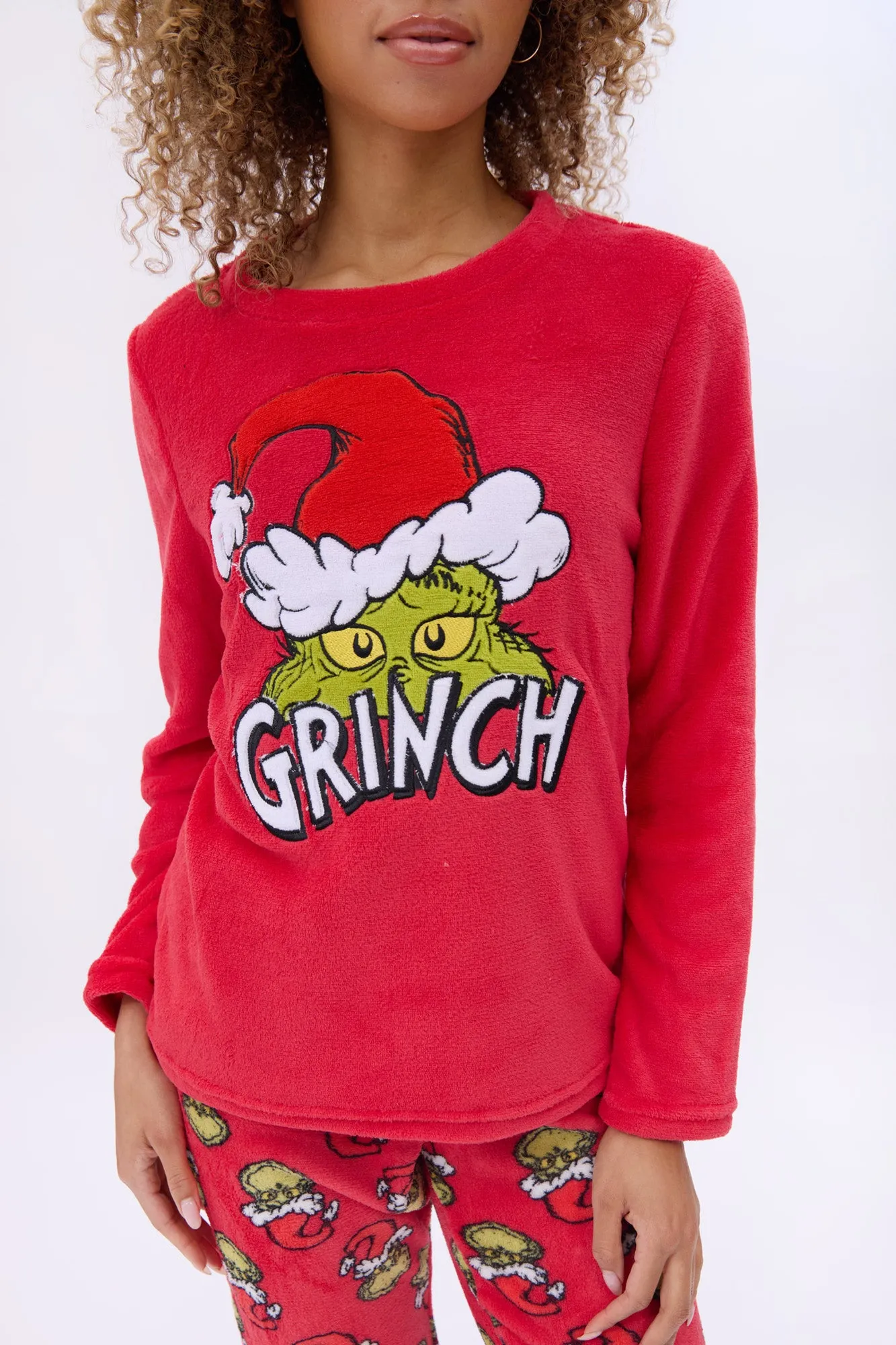The Grinch Printed Pajama Jogger And Tee Set sold by Bluenotes product image thumbnail 2