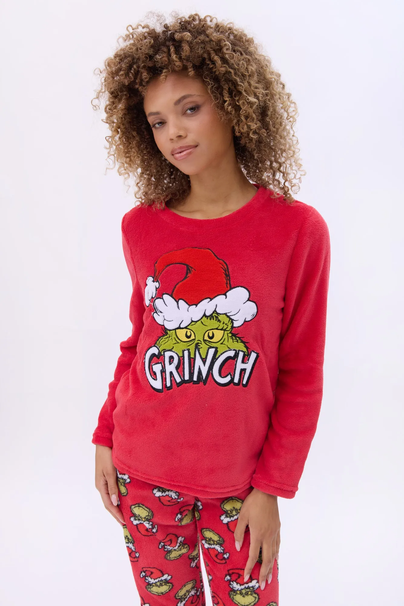 The Grinch Printed Pajama Jogger And Tee Set sold by Bluenotes product image thumbnail 3