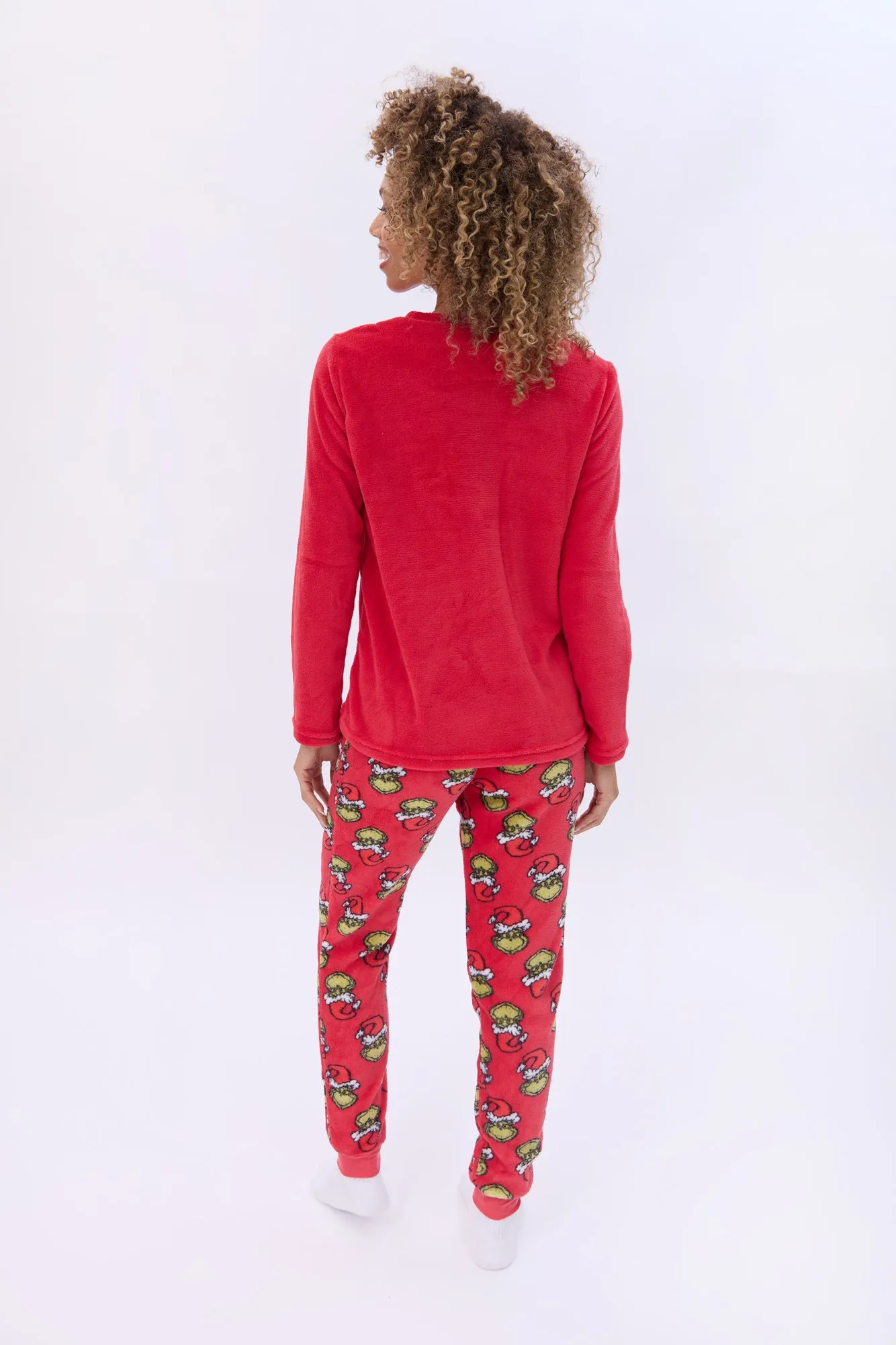 The Grinch Printed Pajama Jogger And Tee Set sold by Bluenotes product image thumbnail 4
