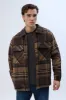North Western Zip-Up Plaid Shacket sold by Bluenotes