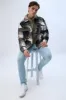 North Western Zip-Up Plaid Shacket sold by Bluenotes